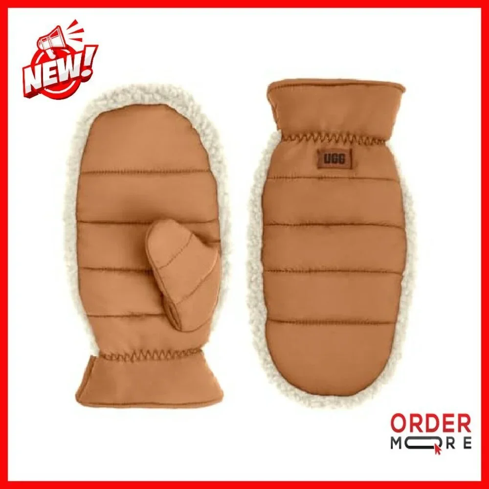 Women's Water-Resistant Winter Mittens, Polyester Insulated, Nylon Shell